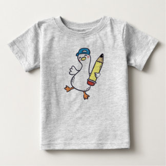 Gänse zurück zur Schule Baby T-shirt