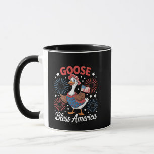 Gänsebless Amerika Gänsevögel 4. Juli Tasse