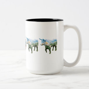 "Gänseblümchen" 15 Unze-Tasse Zweifarbige Tasse