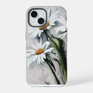 Gänseblümchen auf Grunge iPhone 15 Hülle