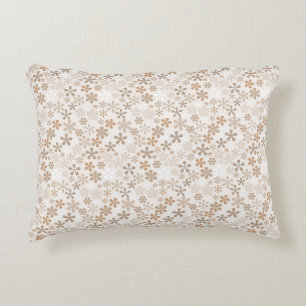 Gänseblümchen Blumen Beige Blumen Ästhetik Ditsy T Dekokissen