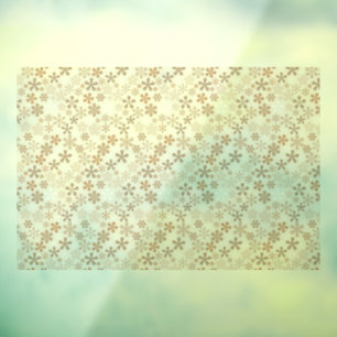 Gänseblümchen Blumen Beige Blumen Ästhetik Ditsy T Fensteraufkleber