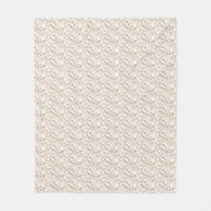 Gänseblümchen Blumen Beige Blumen Ästhetik Ditsy T Fleecedecke