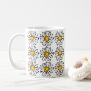 Gänseblümchen-Blumen-Gänseblümchen Kaffeetasse