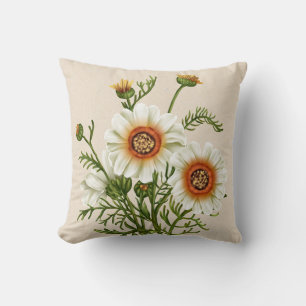 Gänseblümchen-Blumen-Kissen Kissen
