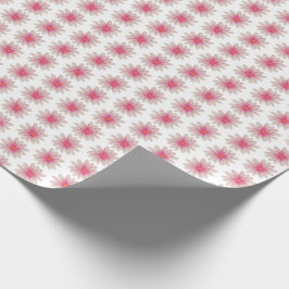 Gänseblümchen-Blumen-Rosa Geschenkpapier