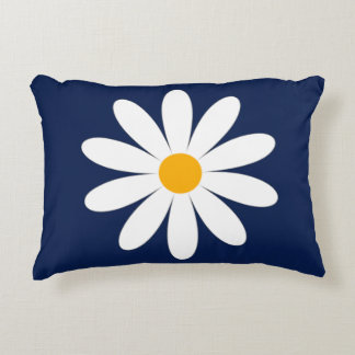 Gänseblümchen-Blumenhut Dekokissen