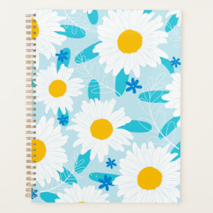 Gänseblümchen-Blumenmuster-Design Zurück zur Sch Planer