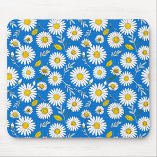 Gänseblümchen-Blumenmuster Mousepad