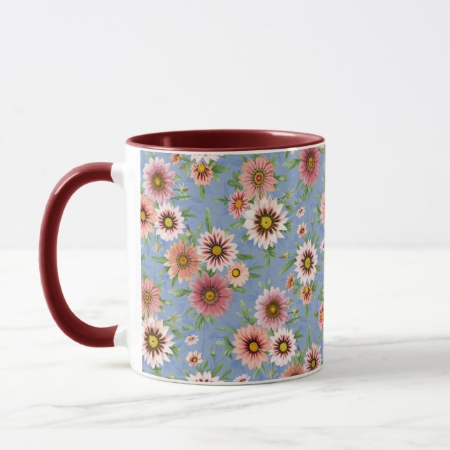 Gänseblümchen-Blumenmuster Tasse (Links)