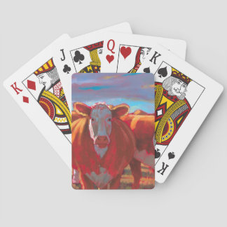 Gänseblümchen die Kuh-Spielkarten Spielkarten