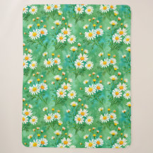 Gänseblümchen flüstern – Aquarell-Wiesen-Muster