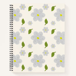 Gänseblümchen-Garten-Notizbuch Notizbuch