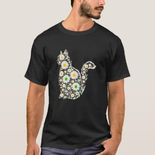 Gänseblümchen Katze Mutter Lustig Muttertag Katzen T-Shirt