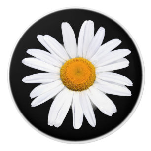 Gänseblümchen-Keramik-Griff Keramikknauf