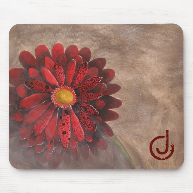 Gänseblümchen-Mausunterlage Mousepad (Vorne)
