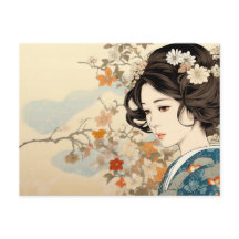 Gänseblümchen Mode Ukiyo-e-Kunststil 
