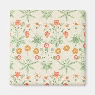 Gänseblümchen-Muster (von William Morris) Magnet