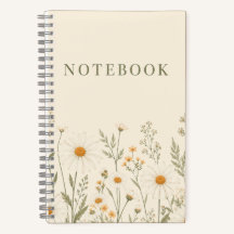 Gänseblümchen Notizbuch – Gepunktetes Journal