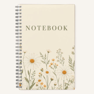 Gänseblümchen Notizbuch – Gepunktetes Journal