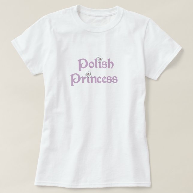 Gänseblümchen polieren Prinzessin T-Shirt (Design vorne)