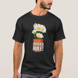 Gänseblümchen regieren Gärtner blühende Pflanze Ga T-Shirt