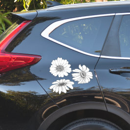 Gänseblümchen-Set aus 3 Gänseblümchen ideal für Au Aufkleber