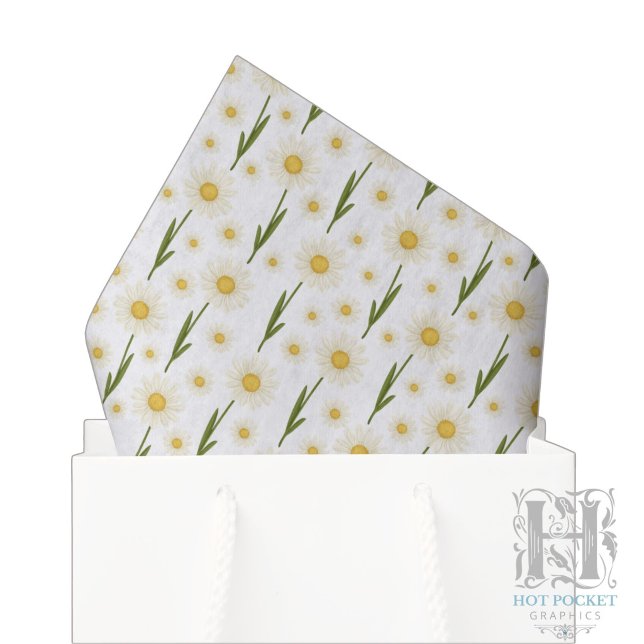 Gänseblümchen-Tissue-Papier Seidenpapier (Von Creator hochgeladen)