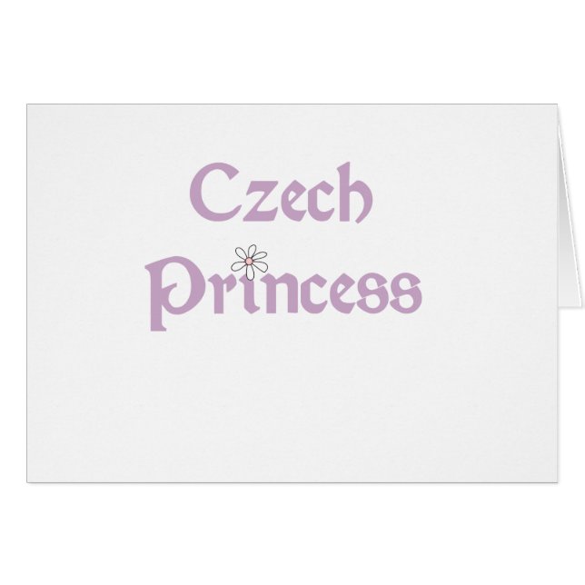 Gänseblümchen-Tscheche-Prinzessin (Vorderseite (Horizontal))