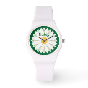 Gänseblümchen-Uhr Armbanduhr