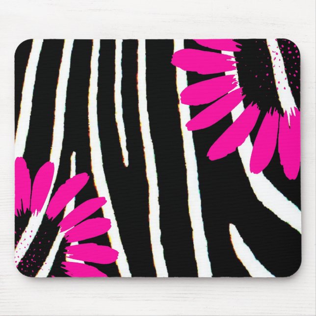 "Gänseblümchen verrückt " Mousepad (Vorne)