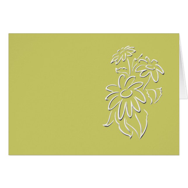 Gänseblümchen weiß (Vorderseite (Horizontal))