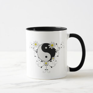 Gänseblümchen Yin Yang Tasse