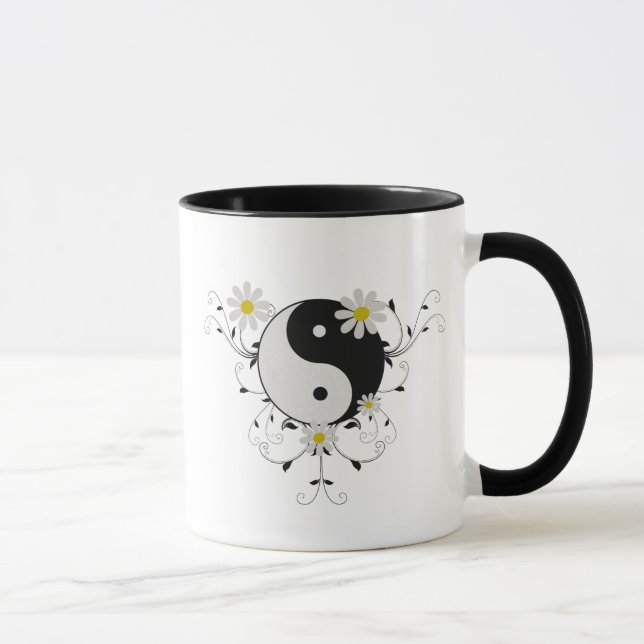Gänseblümchen Yin Yang Tasse (Rechts)