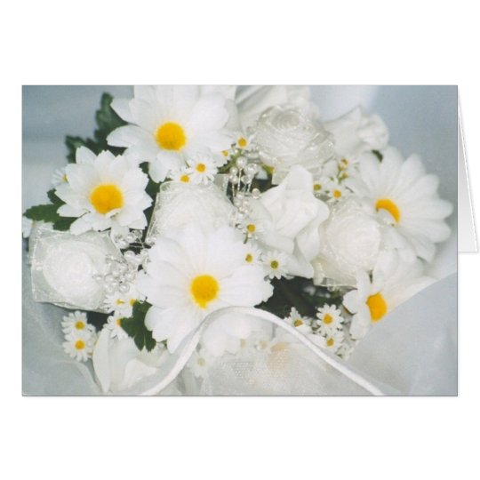 Gänseblümchenblumenstrauß Karte