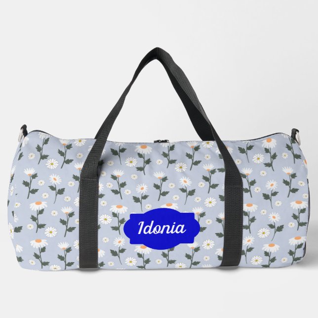Gänseblümchenfeld Duffle Bag (Vorderseite)