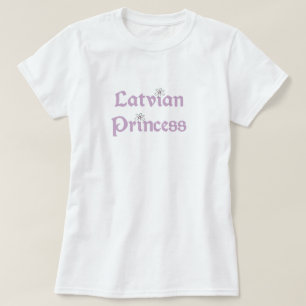 Gänseblümchenlatvian-Prinzessin T-Shirt