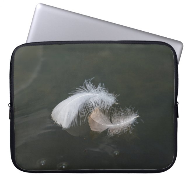 Gänsefüßer schweben laptopschutzhülle (Vorderseite)