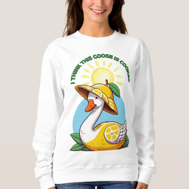 Gänsehauliches Design, Gänse gekocht, T - Shirt/Pu Sweatshirt (Vorderseite)