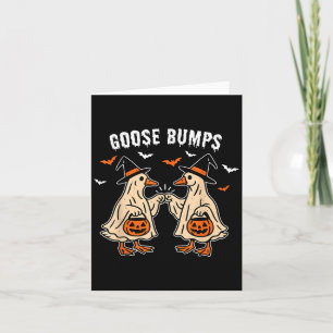 Gänsehaut Duck Pump Halloween Vintag Karte
