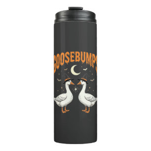 Gänsehaut Halloween Hexe Gänse Vektordesign Thermosbecher