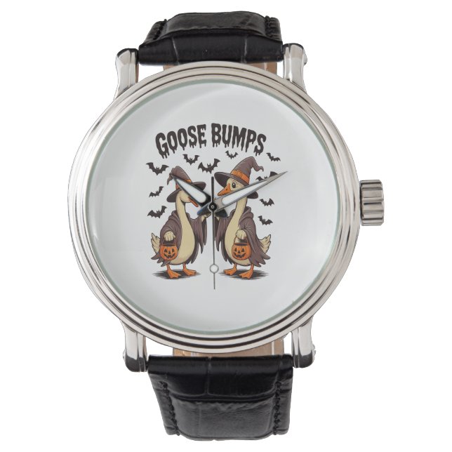 Gänsehaut Halloween Hexenfall Armbanduhr (Vorderseite)