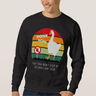 Gänsehaut-Honk-Idee 2 Sweatshirt
