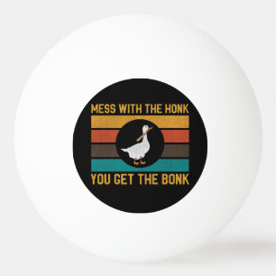 Gänsehaut mit dem Honk, den du bekommst den Bonk Tischtennisball