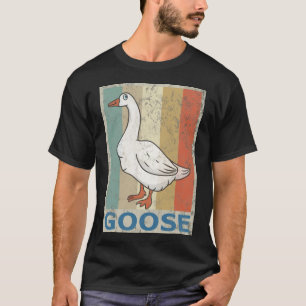 Gänsehunde Vintage Retro-Hunde T-Shirt
