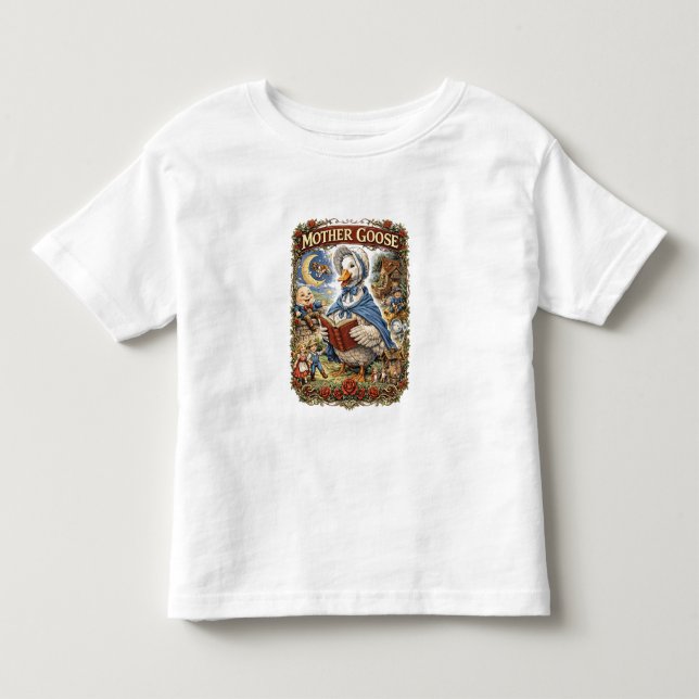 Gänsemutter Kleinkind T-shirt (Vorderseite)