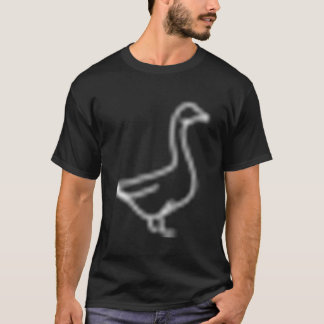 Gänsepflaster-Abzeichen-Symbol-Kontur T-Shirt