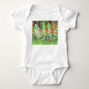 Gänserfamilie Baby Strampler