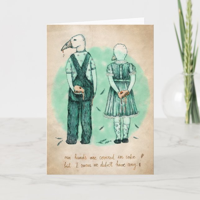 Gänskarte Karte (Vorderseite)