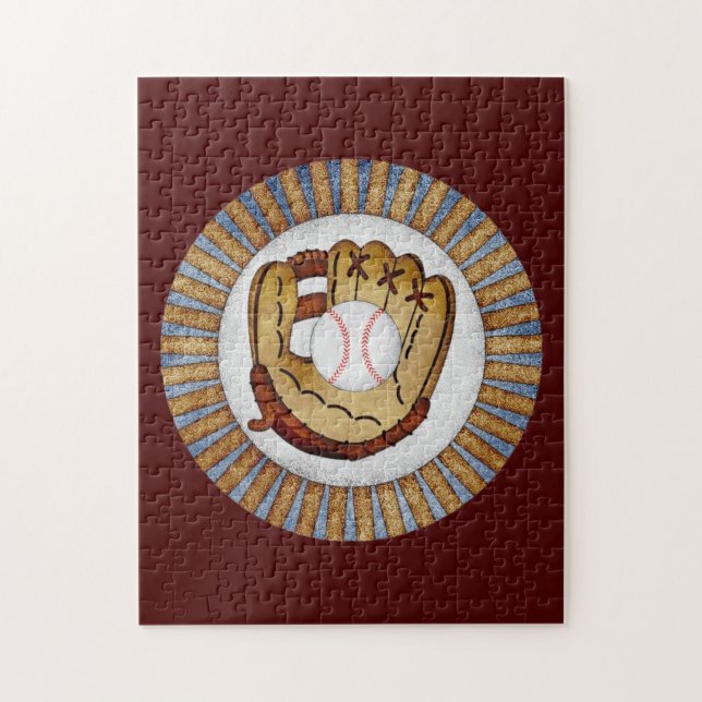 Gant de baseball Jigsaw Puzzle - Jeux à thème de s (Vertical)